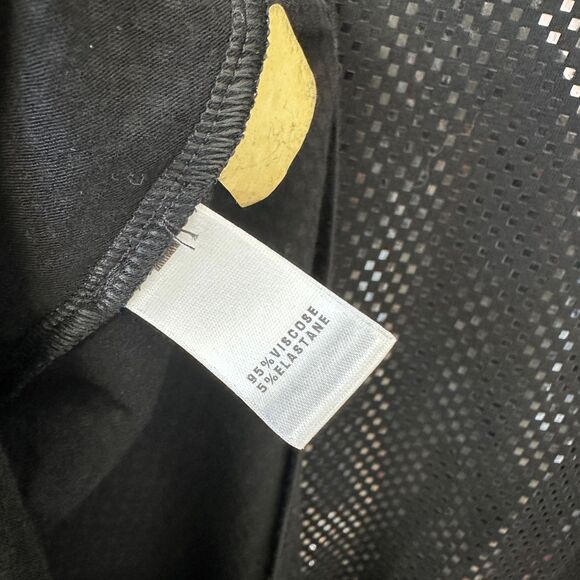 St. John Caviar Boat Neck Black Shimmer Top Womens XL - Picture 5 of 5